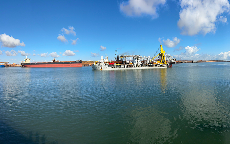 Dredging work begins on Lumsden Point Project in Port Hedland